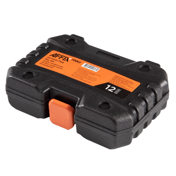 Набор насадок для пробок слива масла кейс 12 предметов AFFIX AF10348012C