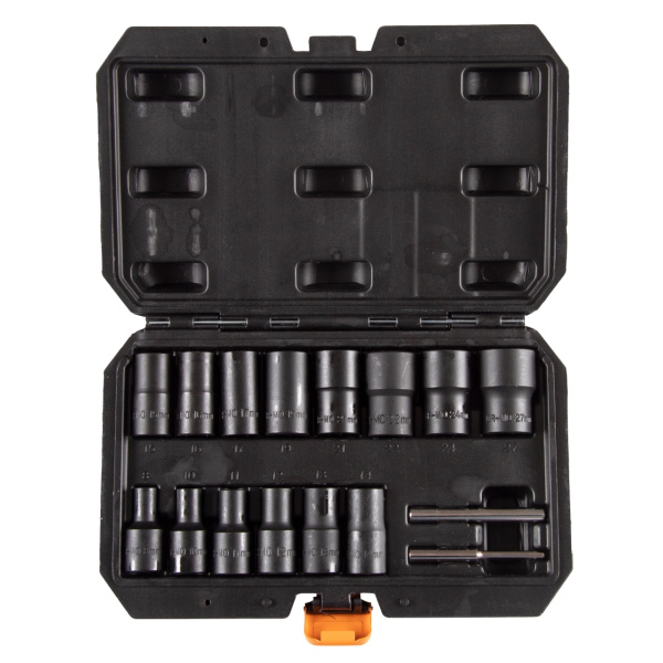 Набор торцевых головок для поврежденных гаек и болтов 8-27 мм кейс 16 предметов AFFIX AF10930016C