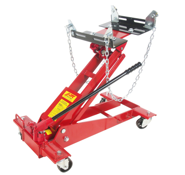 Домкрат подкатной с вращающейся ручкой (для ДВС и КПП) JTC FJ1000 (1 т, 200-750 мм)