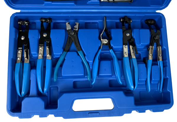 Клещи TA-B1048 для работы со шлангами (9 предметов)