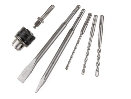 Перфоратор WORTEX RH 2829-1 в чем. + (2 зубила, 3 сверла)