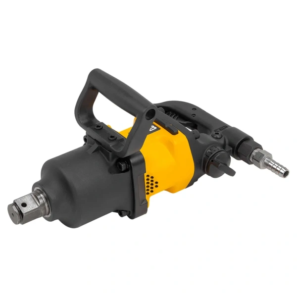 Пневмогайковерт ударный с коротким валом,реверсом и регулировкой усилия 1''(2000/2200Hм, 6000 об/мин,6.3bar,320 л/мин,8.4кг)