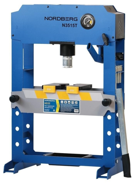 Пресс настольный гидравлический NORDBERG PRO N3515T (усилие 15 тонн)