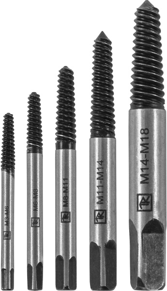 Набор экстракторов М3-18 5 предметов Thorvik SEA5S