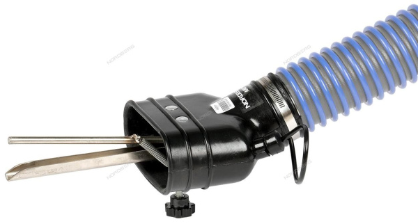 Насадка резиновая овальная с внутренним фиксатором на шланг D=75 мм NORDBERG AN075DP