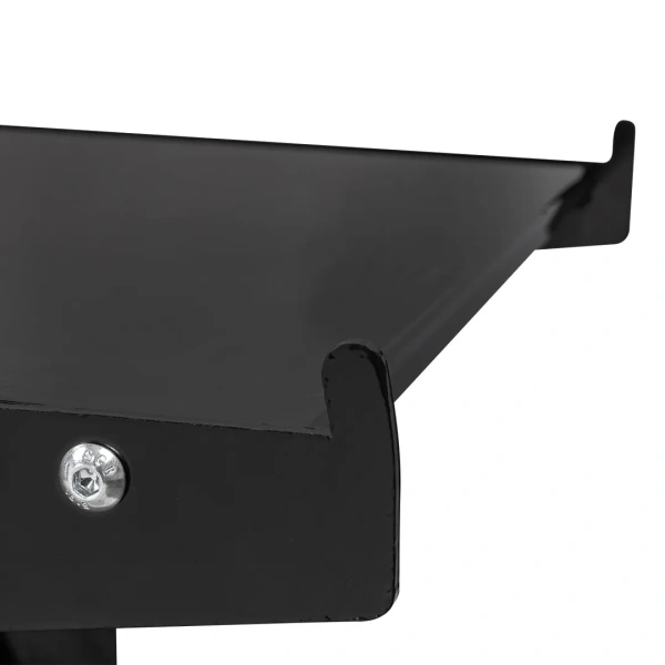 Стеллаж-стенд напольный передвижной металлический (размеры в собр.виде 1350х1000х400мм, 5 полок, max нагрузка 300кг)