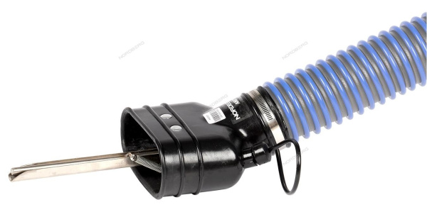 Насадка резиновая овальная с внутренним фиксатором на шланг D=75 мм NORDBERG AN075DP