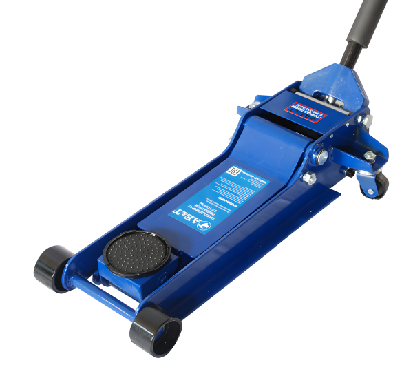 Домкрат подкатной AE&T T31533 профессиональный низкий двухнасосный