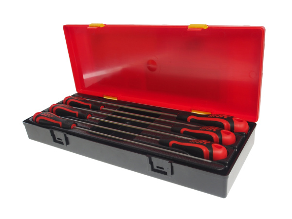 Набор отверток TORX удлиненных JTC K7061 (T10х250 мм-Т30х250 мм, 6 предметов в ложементе)