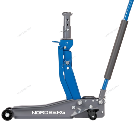 Домкрат подкатной с изменяемой высотой подхвата и регулируемой проставкой 2 / 3 т NORDBERG N32025
