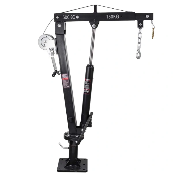 Кран гидравлический для пикапа (max нагрузка 450 кг, высота подъема 1800кг, стрела 680-1050мм)