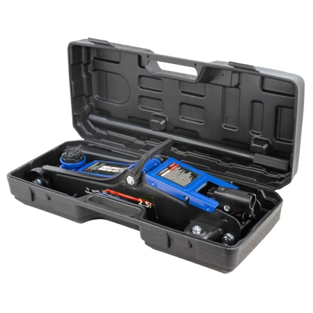 Домкрат подкатной гидравлический 2.5т (h min 85мм, h max 350мм) в кейсе