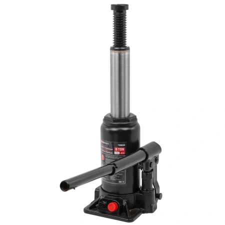 Домкрат бутылочный 6т с клапаном (h min 181мм,h max 351мм)