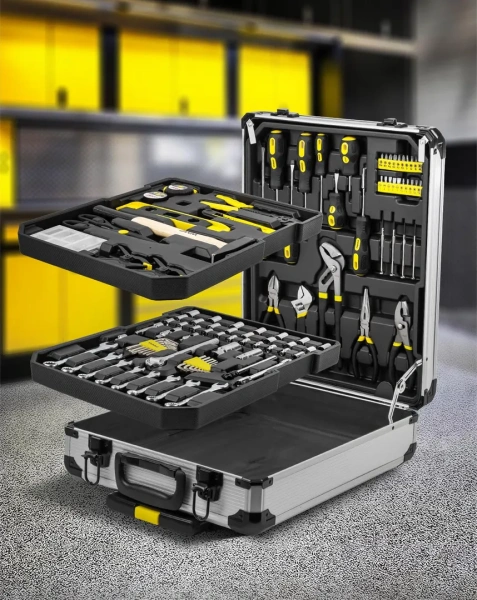 Набор инструментов 186пр. 1/4''1/2''(6-гр.) (4-30мм) ''Дорожный кейс''