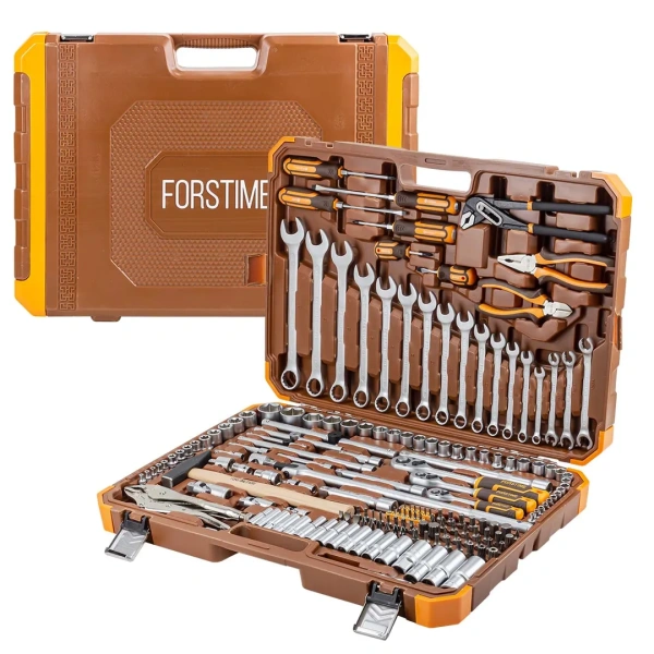 Набор инструментов 180пр.1/4''&3/8''&1/2'' (6-гран.)(4-32мм)