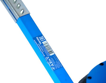 Пневматический домкрат 3-секционный с ручкой AE&T T08105A (5т)