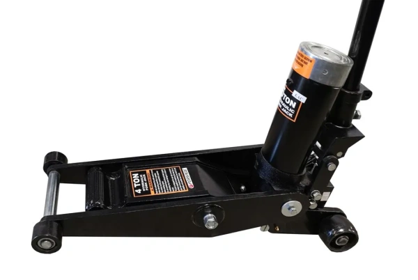 Домкрат подкатной ножничный с двумя уровнями подхвата, 4/5т (уровень подхвата 70/415мм, h max 435/735мм)