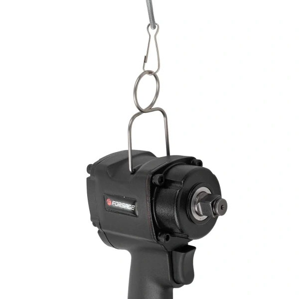 Пневмогайковерт ударный ''Compact''с реверсом и регулировкой усилия 1/2''(600Hм, 8500 об/мин,6.3bar,113 л/мин,1.45кг)