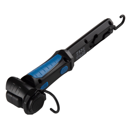 Фонарь светодиодный шарнирный KING TONY 9TA271 (магнит, 1+1 элемент, Li-Ion, 3,7 В)