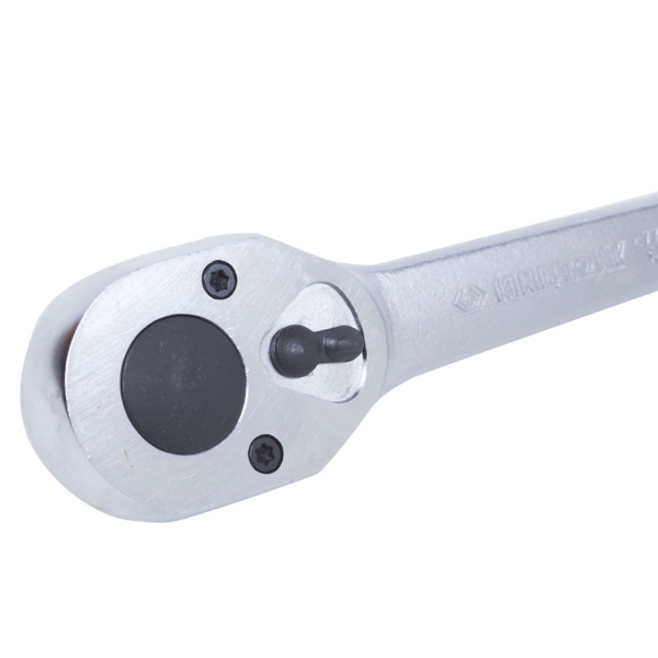 Трещотка 1/2", 250 мм, 32 зубца, флажковая, фиксатор KING TONY 4779-10GR