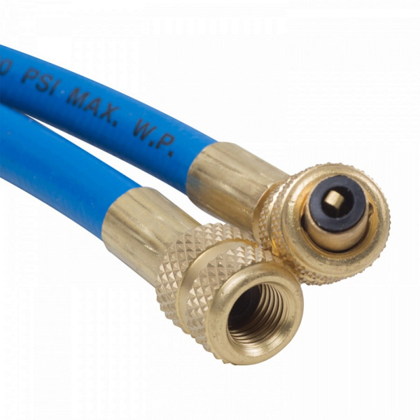 Шланг заправочный МАСТАК 105-61015 для фреона 1/4"SAE х1/4"SAE, 1,5 м