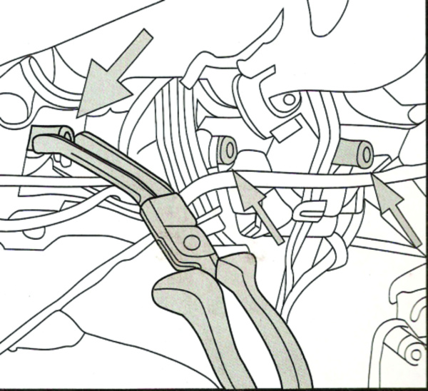 Клещи для коннектора свечи накаливания JTC 4758 (BMW, MERCEDES, VW, AUDI)