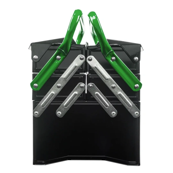 Ящик металлический складной 5-и секционный (200х235х405мм, 45х95х375мм-4 секции, 110х200х375мм-1 секция)