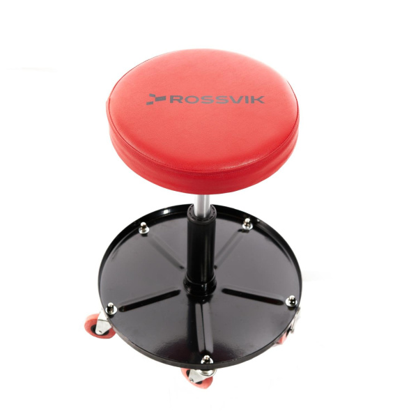 Сиденье ремонтное на колесах ROSSVIK ST334 (г/п 130 кг, высота 380-508 мм)