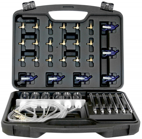 Приспособление для проверки работы дизельных форсунок системы Common Rail Thorvik DFMS (в наборе)