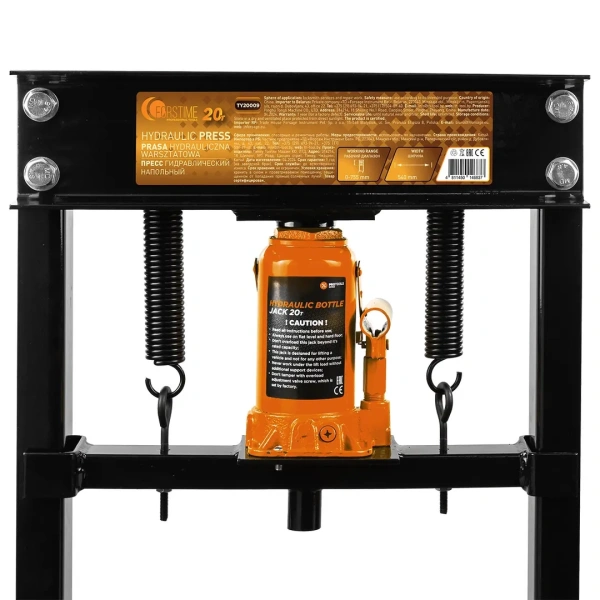 Пресс гидравлический напольный домкратного типа 20т(раб. высота: 0-640мм, раб. ширина: 410мм, ход штока: 125мм)
