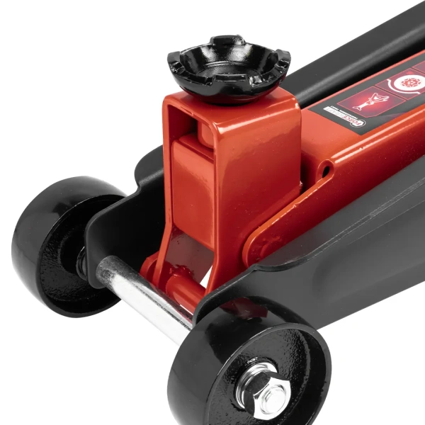 Домкрат подкатной гидравлический 3т с фиксацией (h min 192мм, h max 533мм)