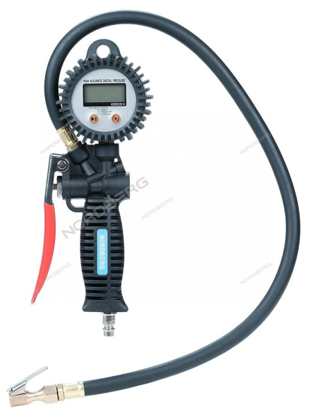 Пистолет для подкачки колес с цифровым манометром NORDBERG TI63