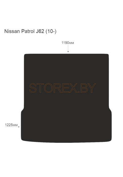 Nissan Patrol J62 (10-) Багажник copy