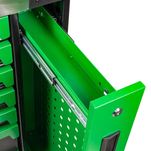 Тележка инструментальная 7-и полочная с набором инструментов 274пр и дополнительной боковой секцией