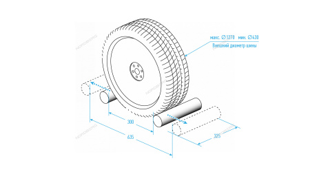 Домкрат подкатной для перемещения авто 680 кг NORDBERG N3S2