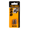 Набор вставок (бит) торцевых 1/4" Phillips PH3 25 мм 2 предмета TOLSEN TT20214