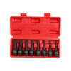 Набор головок ударных ROSSVIK ST243 1/2", Spline M5-M18, 8 предметов