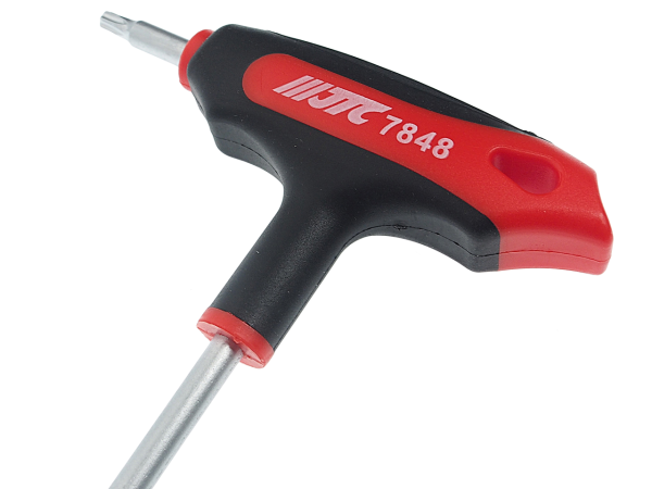 Ключ TORX Т-образный T25H с отверстием JTC 784825