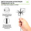 Видеоэндоскоп управляемый оптоволоконная подсветка, экран 4.5", 1Мп, 1280х720, 1м, 4мм зонд, 360° iCartool IC-VC1042WL