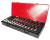 Набор бит-головок JTC-K4251 (1/2", HEX H4-H14, TORX T20-T60, SPLINE M5-M12, 25 предметов)