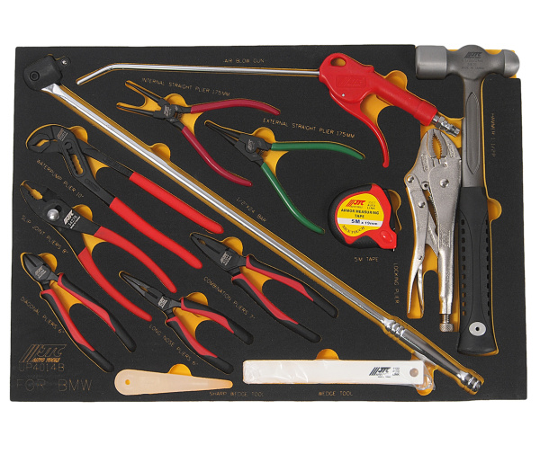 Набор инструментов слесарно-монтажный JTC UP4014B (BMW, 14 предметов в ложементе)