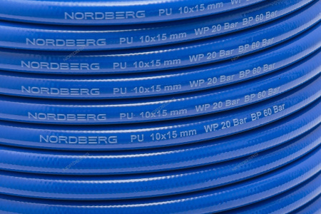 Полиуретановый шланг на катушке NORDBERG H1015PU, 10*15 мм, 1 м