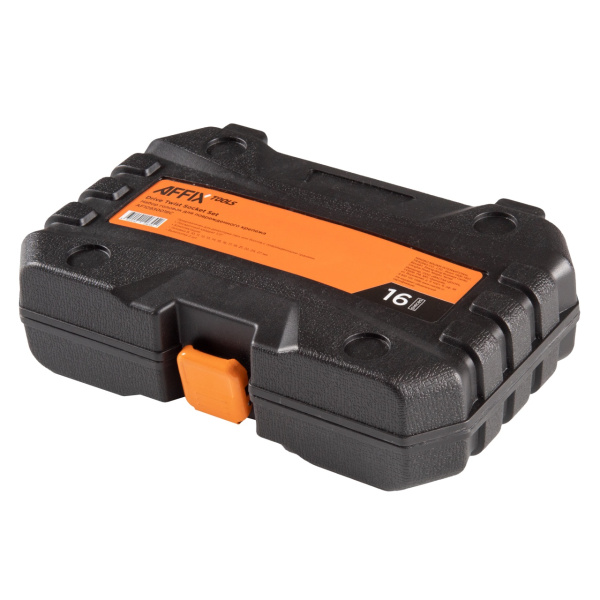 Набор торцевых головок для поврежденных гаек и болтов 8-27 мм кейс 16 предметов AFFIX AF10930016C