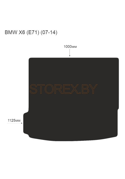 BMW X6 (E71) (07-14) Багажник copy