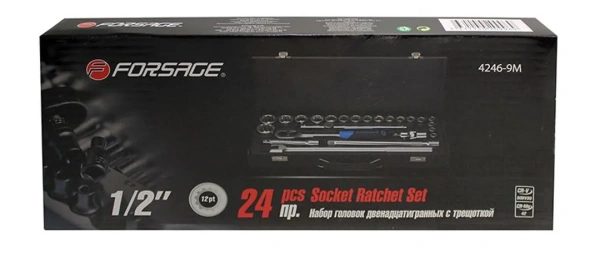 Набор инструментов 24пр 1/2''(12гр.)(10-32мм)