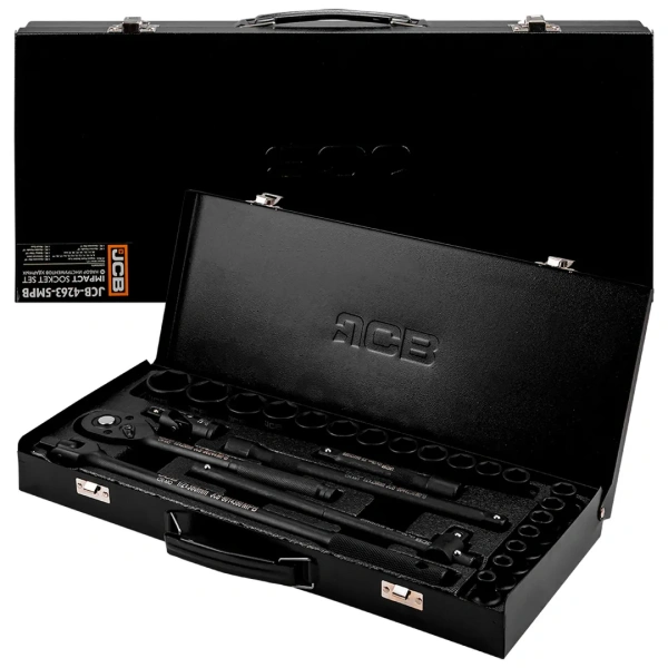 Набор инструментов ударных 26пр. 1/2''(6гр.) (8-32мм, Cr-Mo), в металлическом кейсе