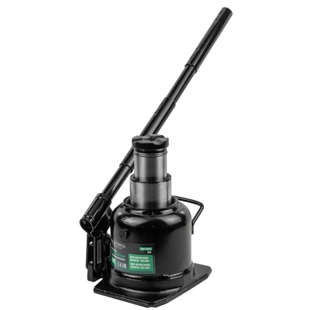 Домкрат бутылочный двухштоковый 20т с горизонтальным расположением ручки (высота подхвата -150мм, высота подъема - 245мм)