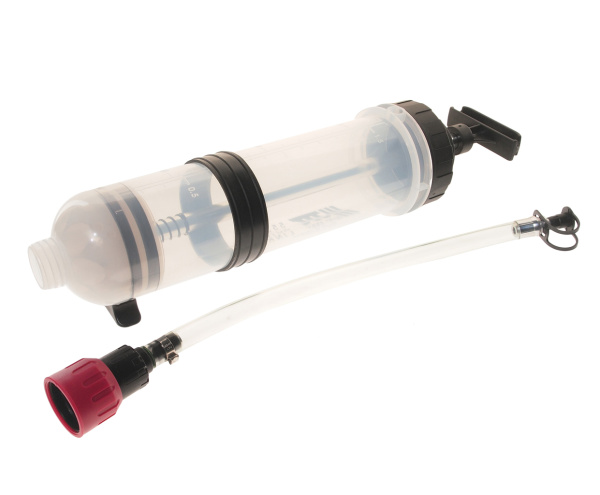 Шприц плунжерный маслозаливной JTC 5534 (1500 мл, 90x360 мм, полипропилен)