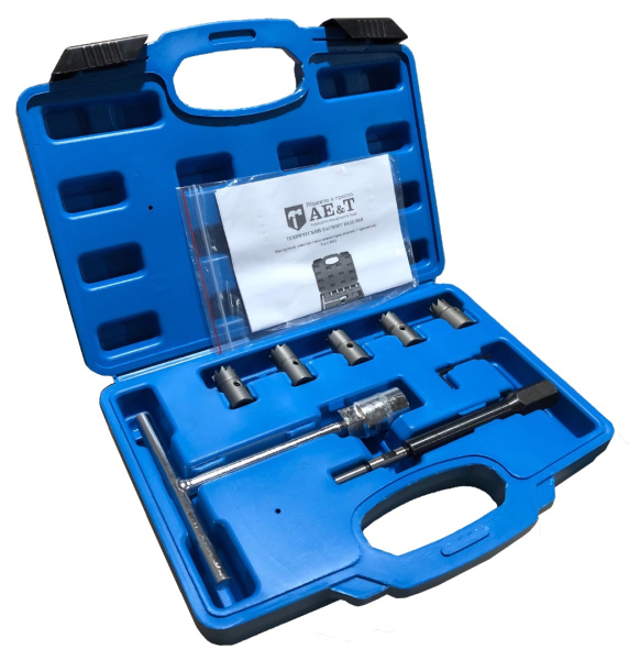 Инструмент очистки гнезд инжекторов дизелей (7 предметов) TA-C1012