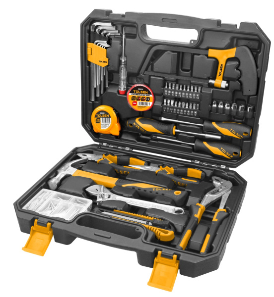 Набор инструментов универсальный 119 предметов TOLSEN TT85350
